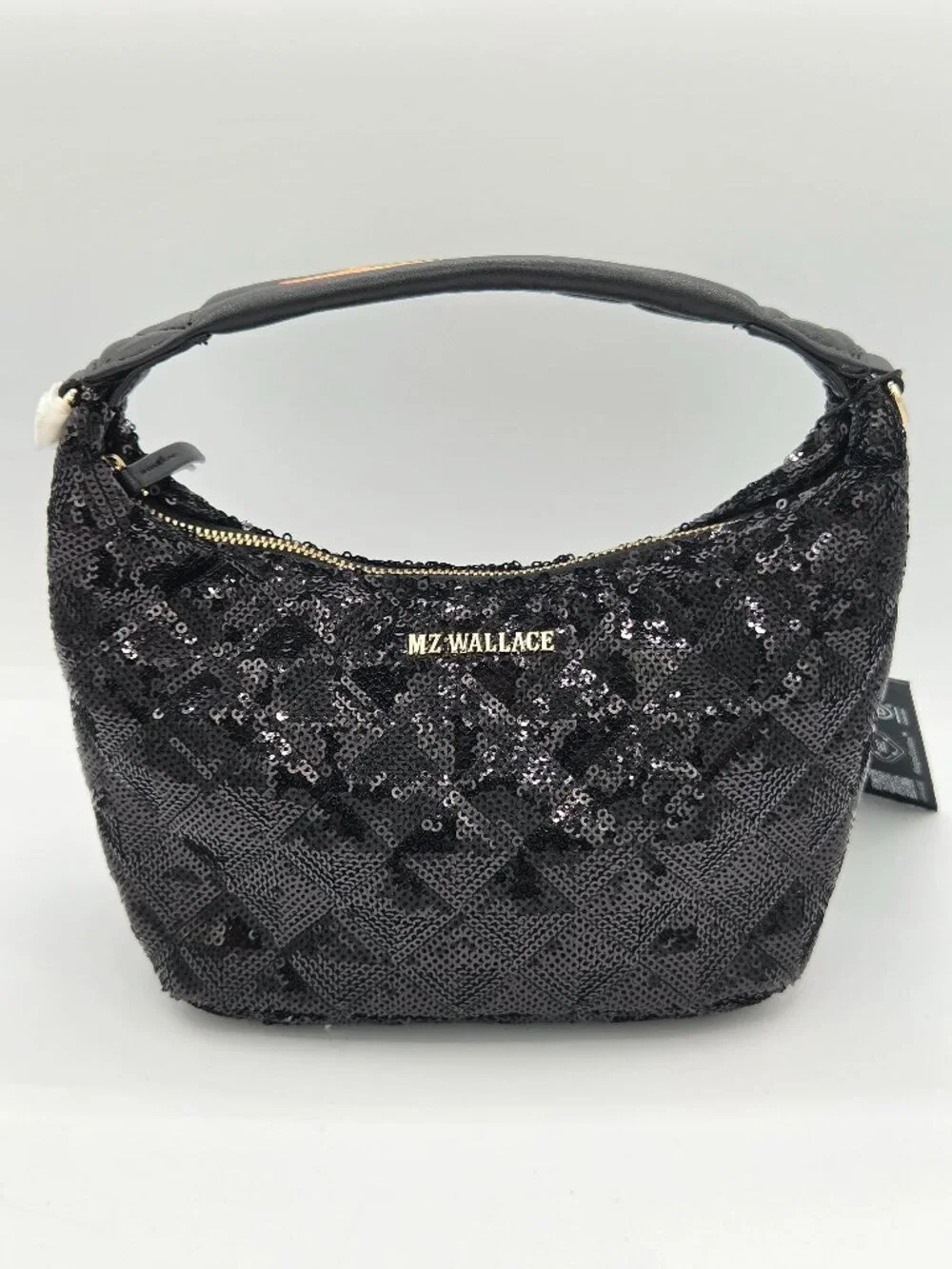 MZ Wallace Mini Hobo | Black Sequin | New With Tags